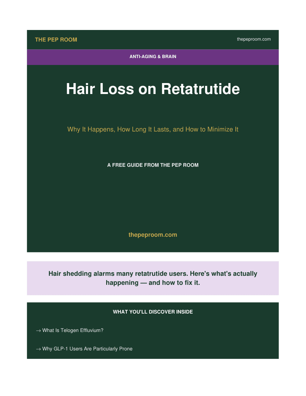 First page preview of Hair Loss On Retatrutide