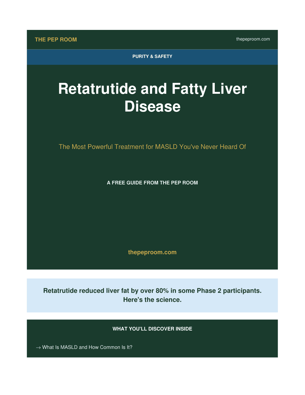 First page preview of Retatrutide And Fatty Liver Disease
