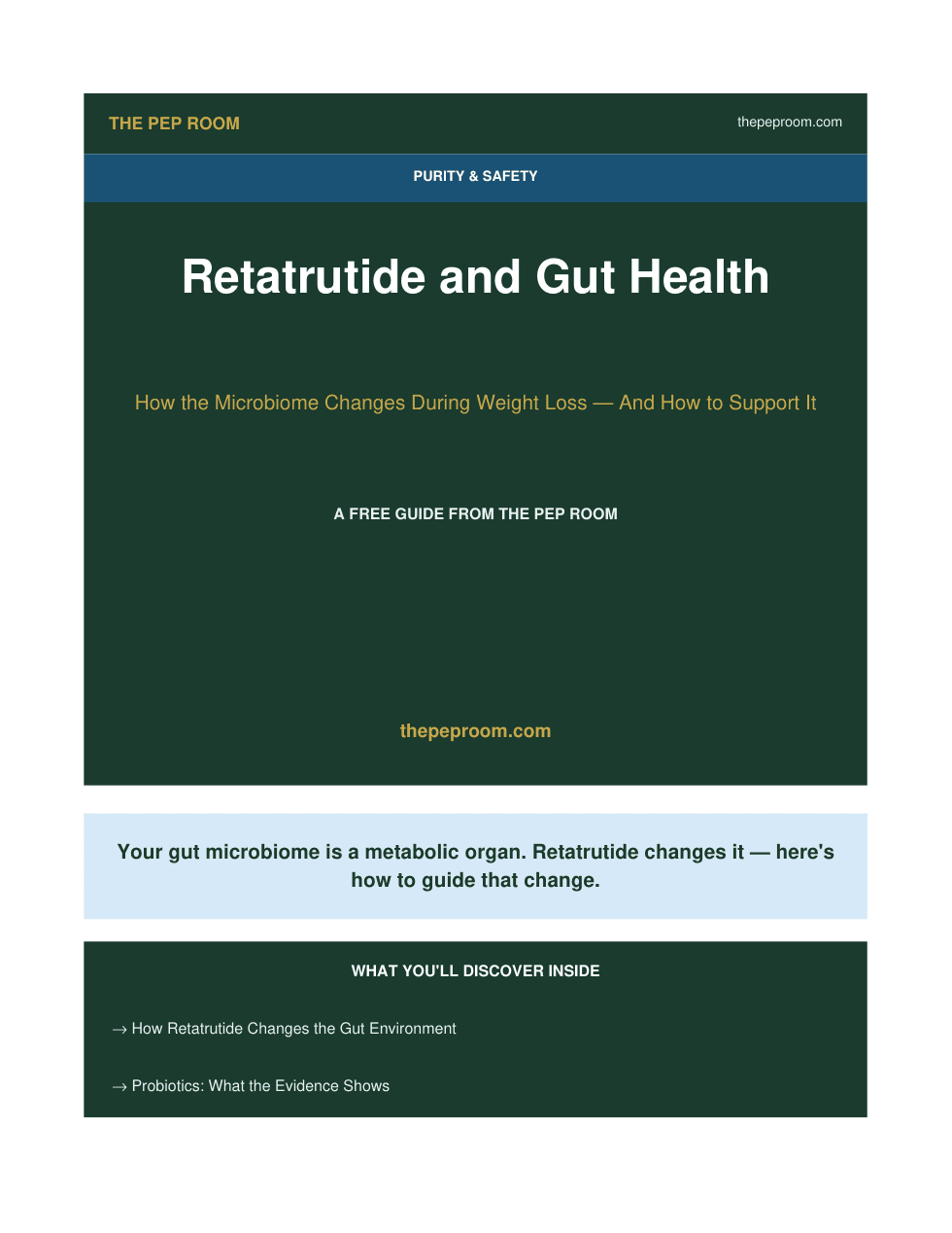First page preview of Retatrutide And Gut Health
