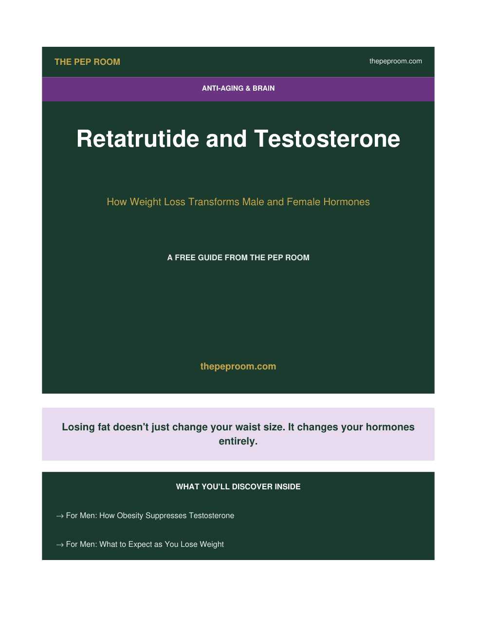 First page preview of Retatrutide And Testosterone