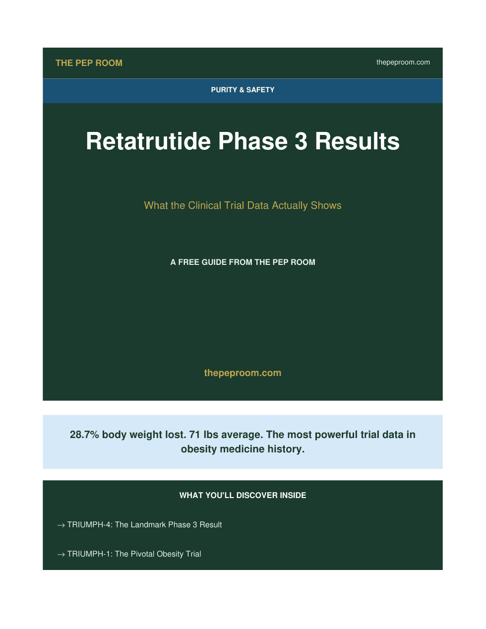 First page preview of Retatrutide Phase3 Clinical Trial Results