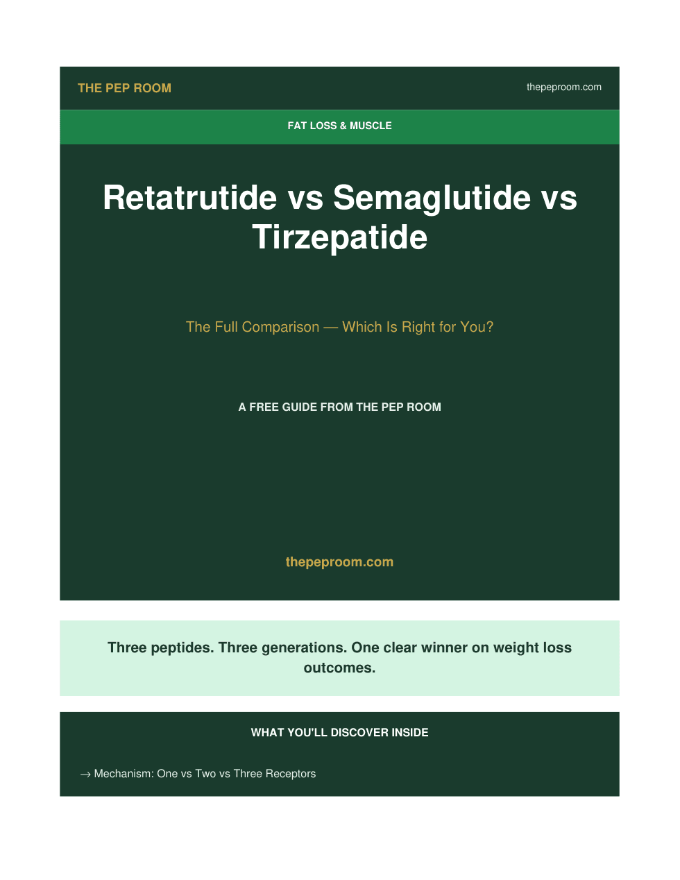 First page preview of Retatrutide vs Semaglutide vs Tirzepatide