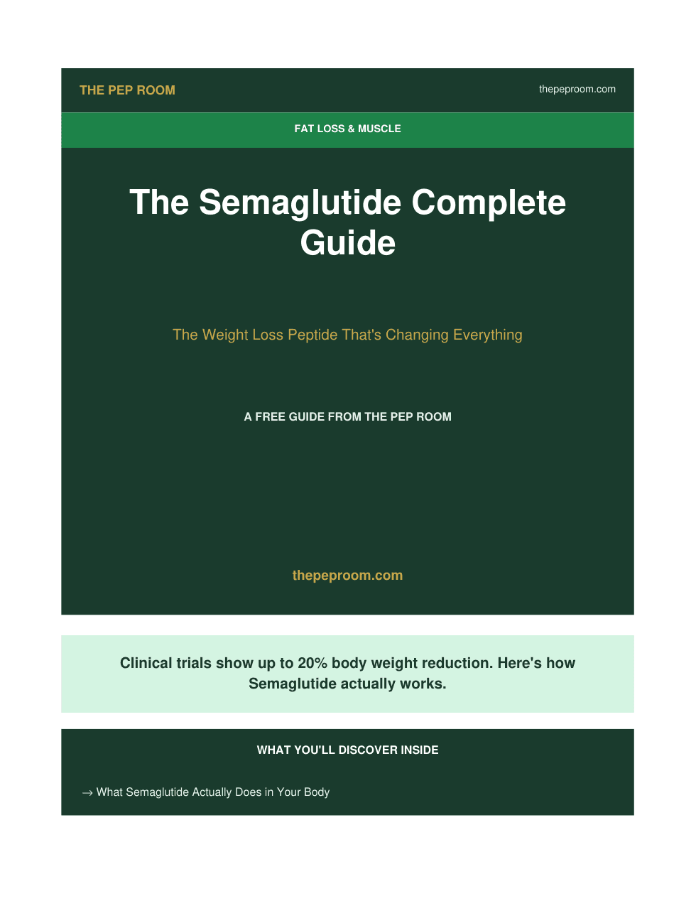 First page preview of Semaglutide Complete Guide