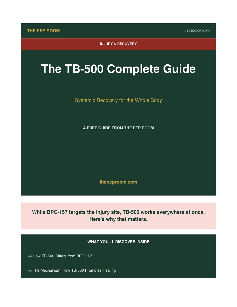 First page preview of TB-500 Complete Guide