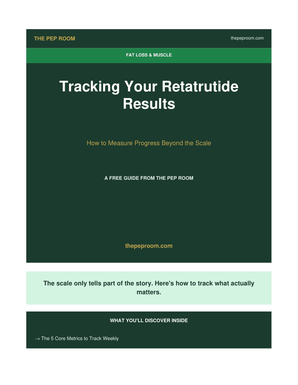 First page preview of Tracking Your Retatrutide Results