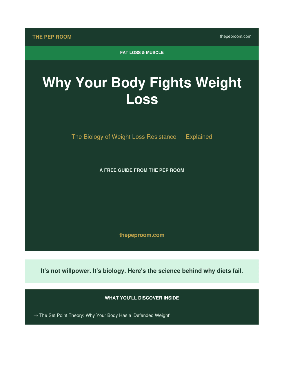 First page preview of Why Your Body Fights Weight Loss
