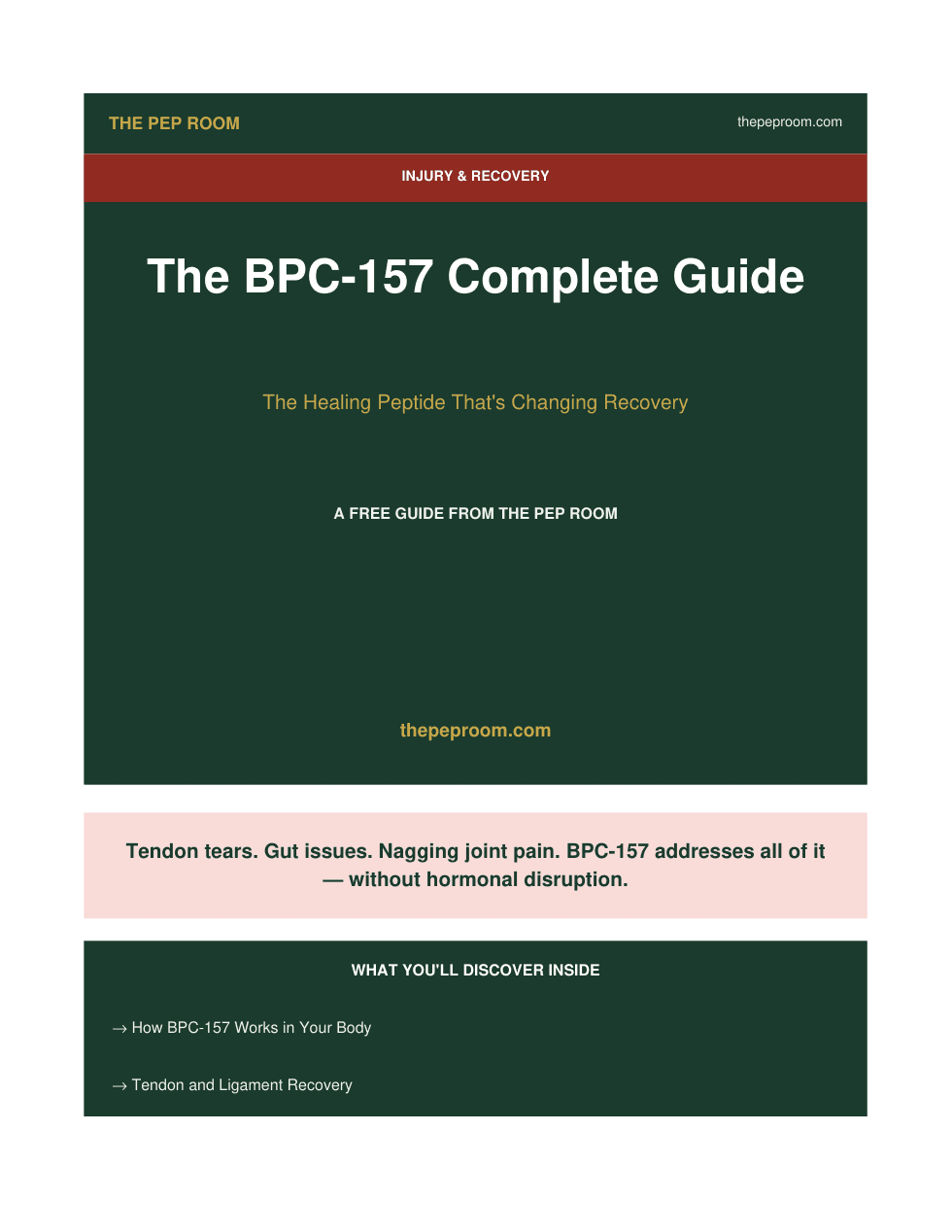 Cover of BPC-157 Complete Guide