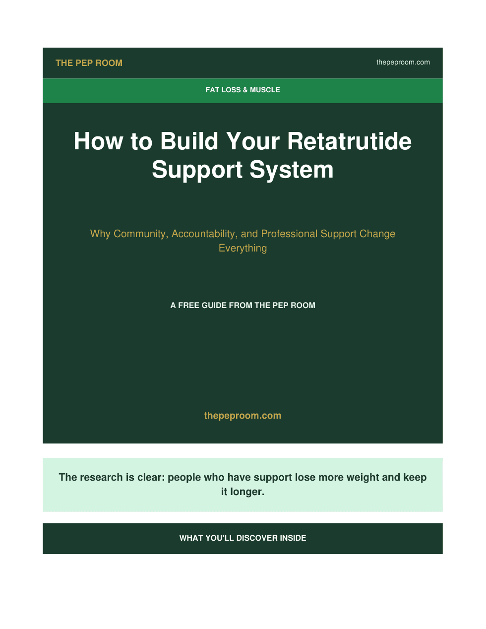 Cover of Build Your Retatrutide Support System