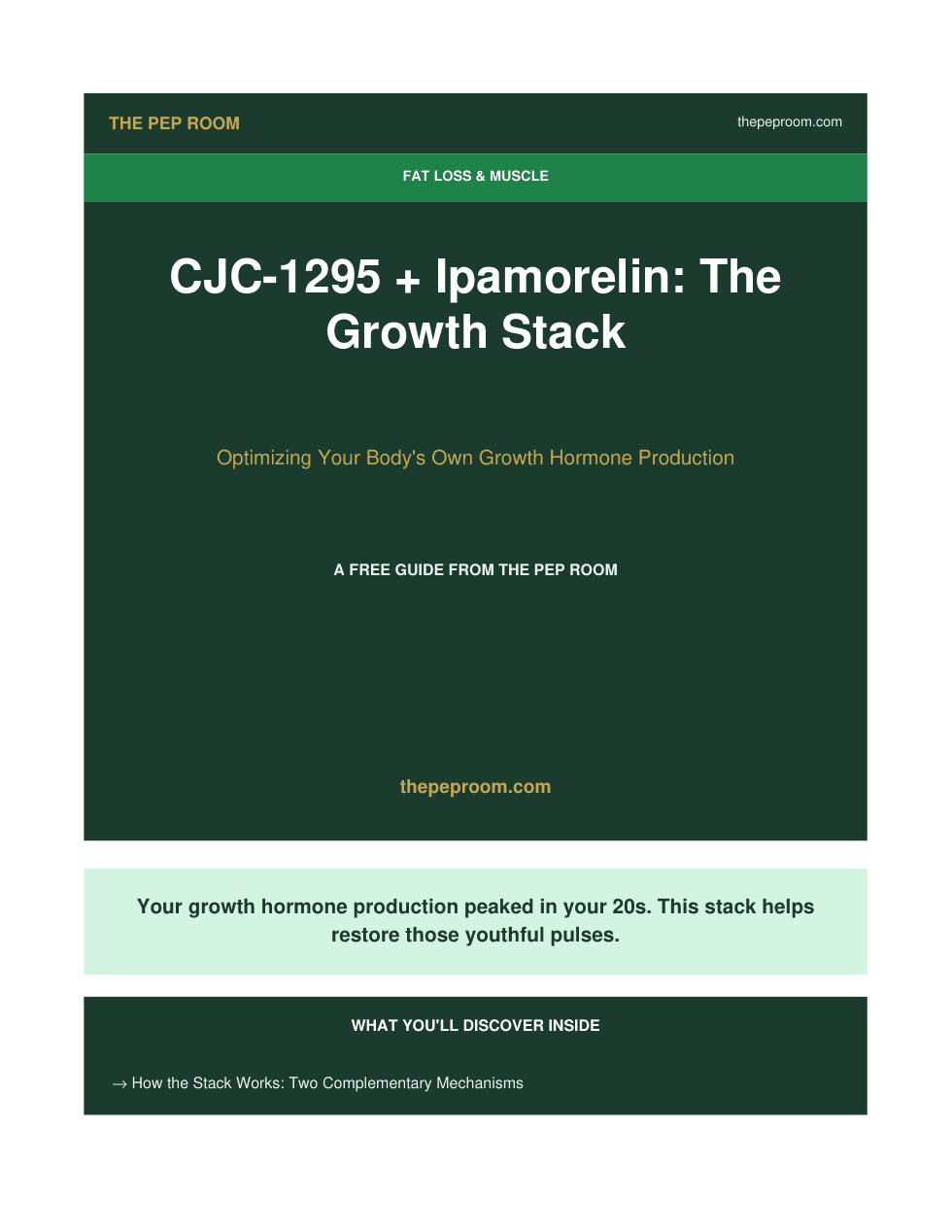 Cover of CJC-1295 Ipamorelin Stack Guide